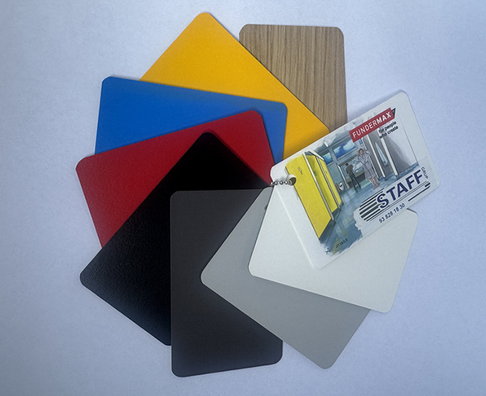 Panel fenólico colores en stock