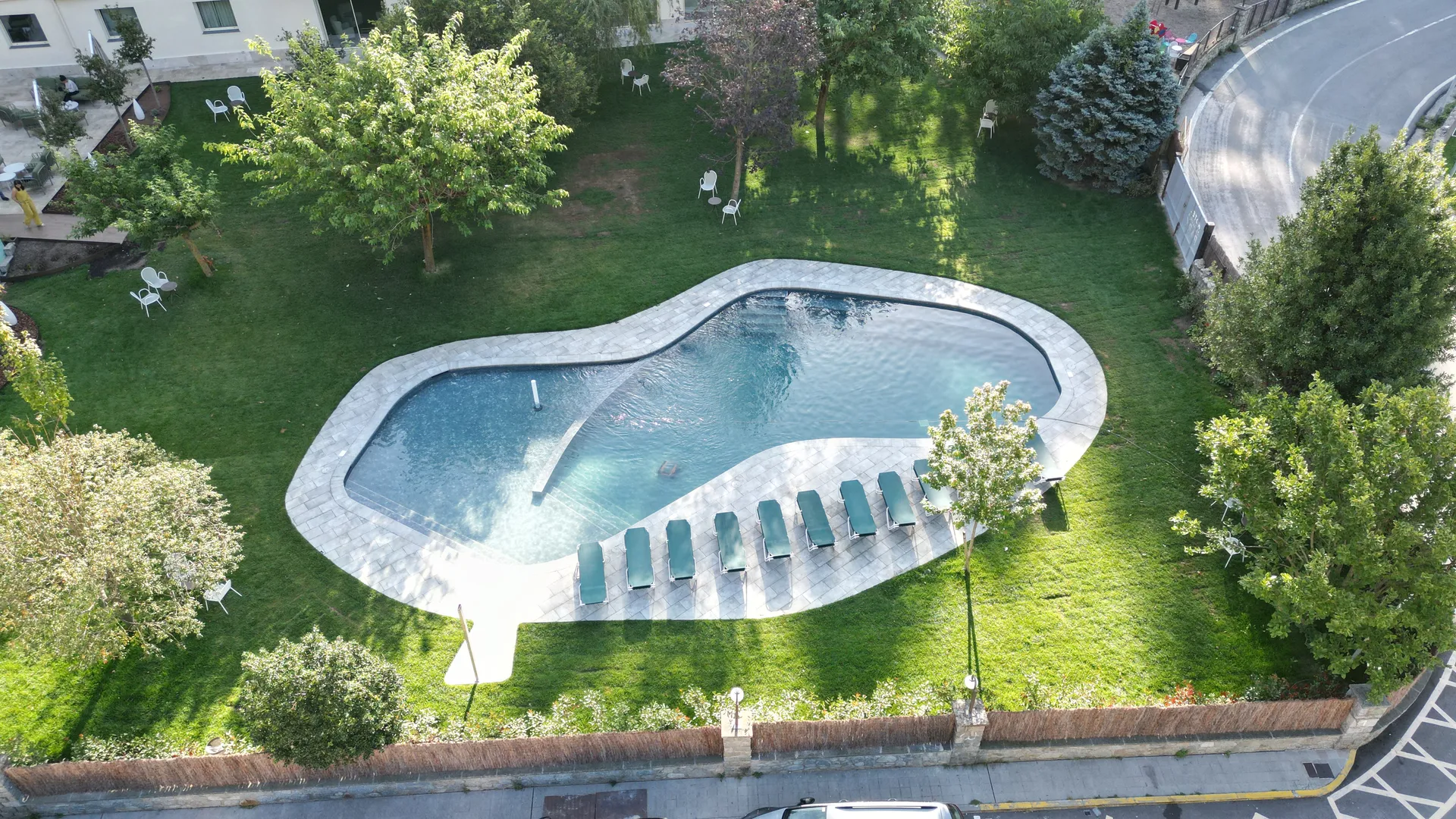 Piscina Hotel Catalunya Park en Ribes de Freser
